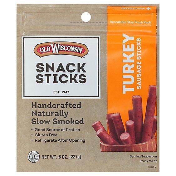 Is it Mushroom Free? Old Wisconsin Turkey Sausage Dried Meat Snack Sticks, 8 Ounces