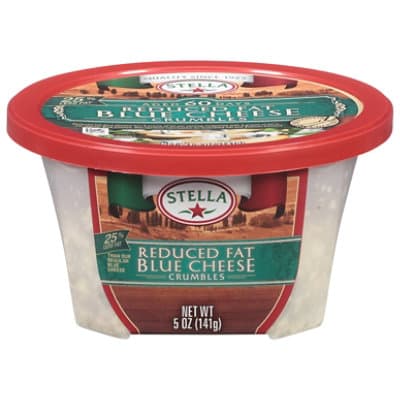 Stella Crumbled Reduced Fat Blue Cheese