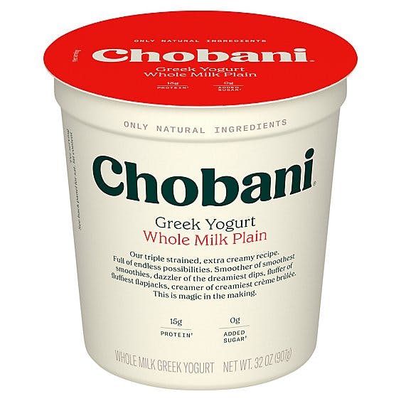 Is it Nightshade Free? Chobani Plain Whole Milk Greek Style Yogurt