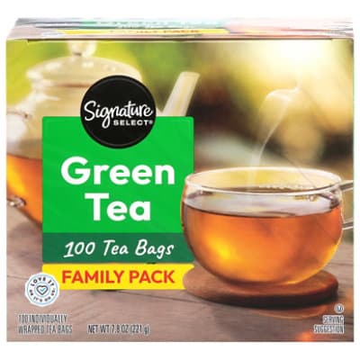 Signature Select Green Tea Bags Family