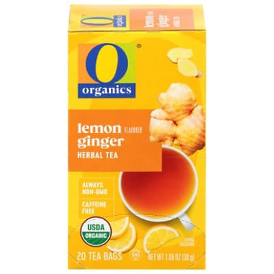 O Organics Tea Lemon Ginger