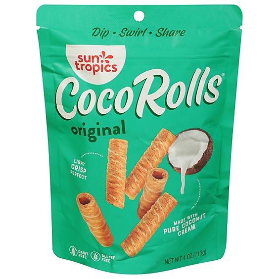 Is it Low FODMAP? Sun Tropics Cocorolls Original Rolled Coconut Wafers