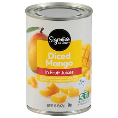Signature Select Mango Diced In Juice