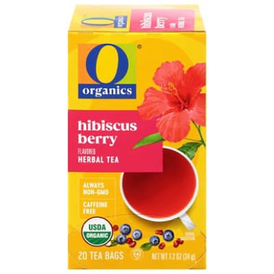 O Organics Tea Hibiscus Berry