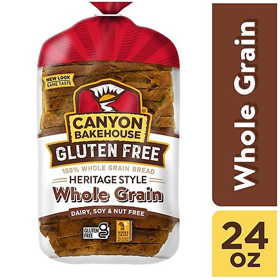 Is it Gluten Free? Canyon Gluten Free Bakehouse Honey Heritage Whole Grain Bread