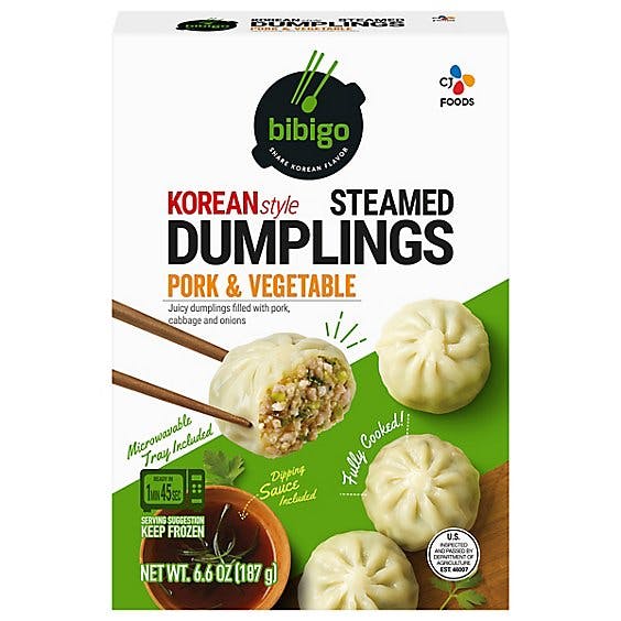 Is it Vegetarian? Bibigo Steamed Dumplings Pork & Vegetable