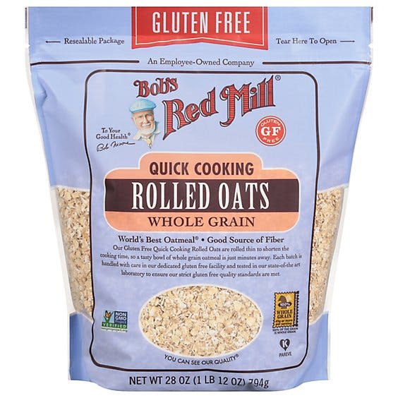 Is it Dairy Free? Bob's Red Mill Gluten Free Quick Cooking Whole Grain Rolled Oats