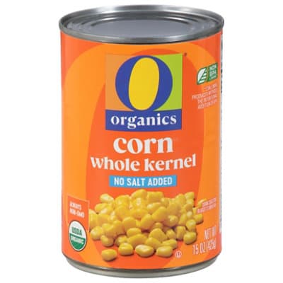 O Organics Corn Whole Kernel No Salt Added