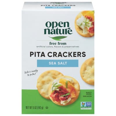 Open Nature Crackers Pita Sea Salt