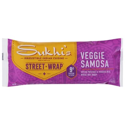 Sukhis Street Wrap Veggie Samosa Wrapper