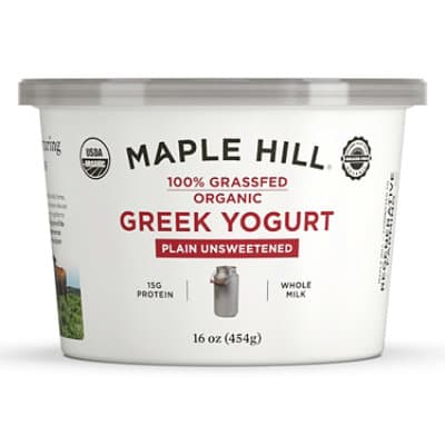 Maple Hill Creamery Yogurt Greek Whole Milk Plain