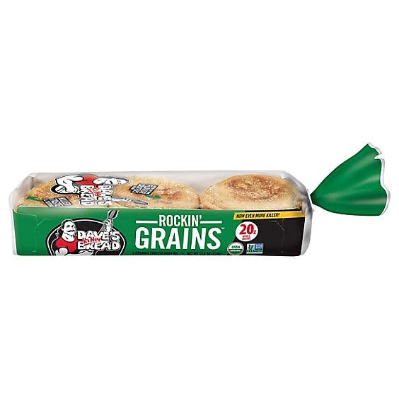 Is it Gelatin free? Dave's Killer Bread Organic Rockin' Grains English Muffins
