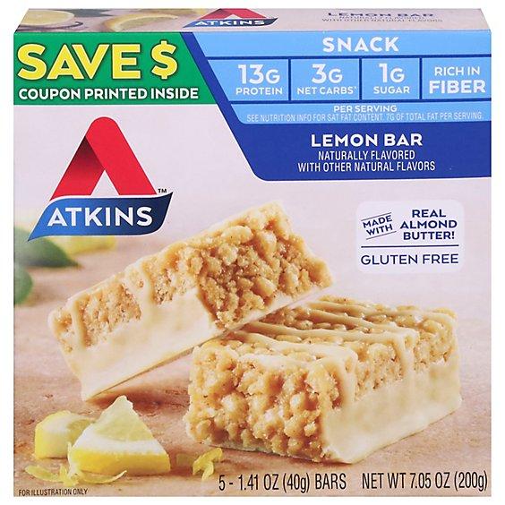 Is it Vegan? Atkins Snack Bar Lemon Box