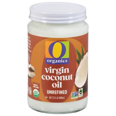 O Organics Organic Coconut Oil Virgin Unrefined Jar