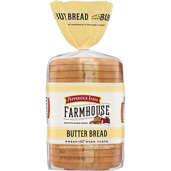 Is it Gluten Free? Pepperidge Farm Farmhouse Butter Bread