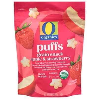 O Organics Organic Puffs Apple Strawberry
