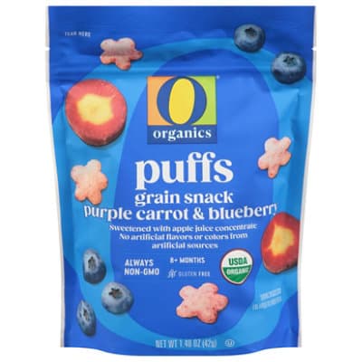 O Organics Organic Puffs Purple Carrot Blueberry