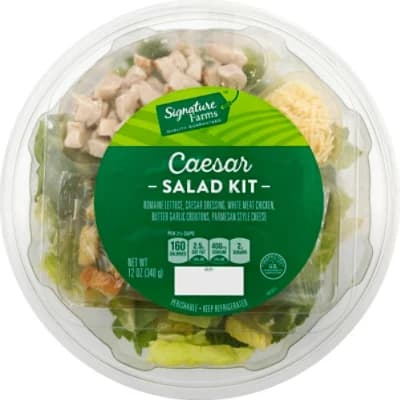 Signature Select/Farms Salad Kit Caesar