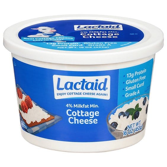 Is it Shellfish Free? Lactaid 4% Cottage Cheese