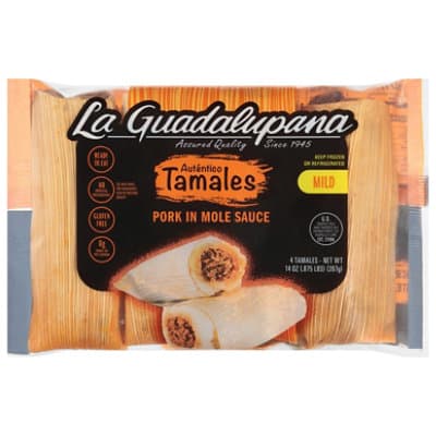 Ea Guadalupana Mild Pork Tamales In A Microwaveable/Steamable Bag