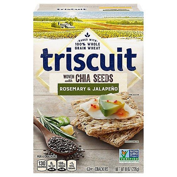 Is it Gluten Free? Triscuit Crackers With Chia Seeds Rosemary & Jalapeno