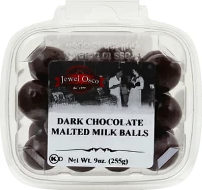 Dark Chocolate Malted Milk Balls