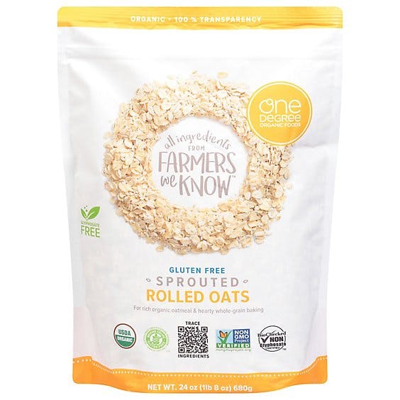 Is it Vegetarian? One Degree Organic Foods Sprouted Rolled Oats