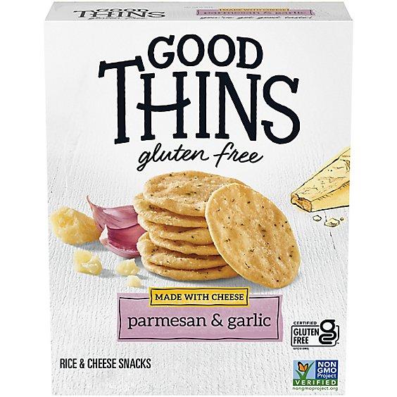 Is it Tree Nut Free? Good Thins Parmesan & Garlic Rice & Cheese Snacks Gluten Free Crackers