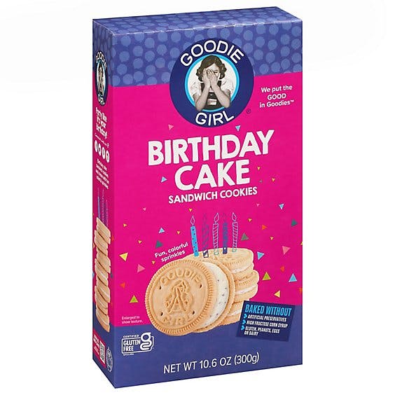 Is it Dairy Free? Goodie Girl Cookie Birthday Cake Crem