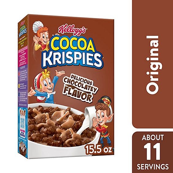 Is it Milk Free? Cocoa Krispies Kids Snacks Original Breakfast Cereal