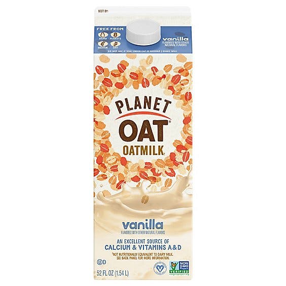 Is it Milk Free? Planet Oat Vanilla Oatmilk