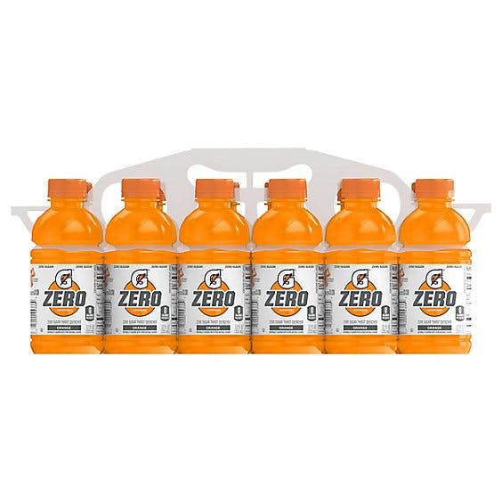 Is it Dairy Free? Gatorade G Zero Sugar Orange Thirst Quencher Sports Drink, Bottles