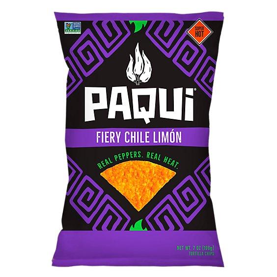 Is it Pescatarian? Paqui Fiery Chile Limon Spicy Tortilla Chips