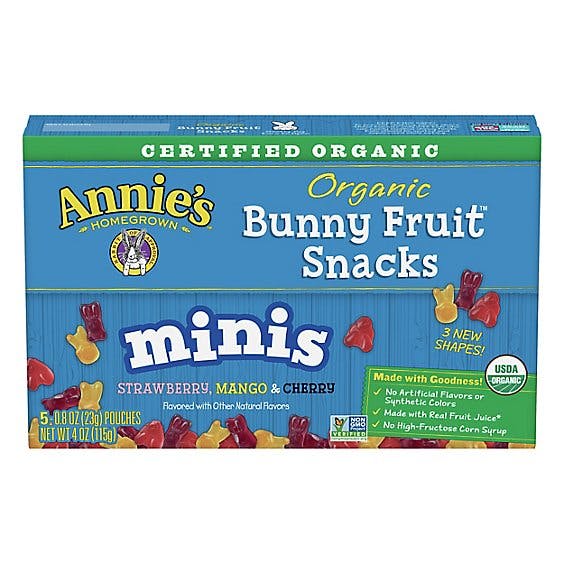 Is it Shellfish Free? Annie's Homegrown Mini Bunny Fruit Snack