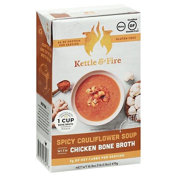 Is it Peanut Free? Kettle & Fire Spicy Cauliflower Bone Broth Soup