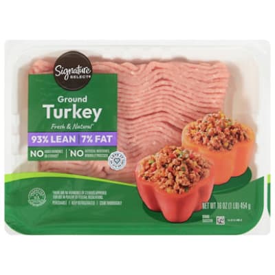 Signature Farms 93% Lean Ground Turkey Fresh