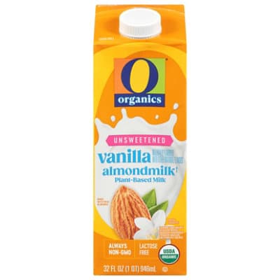 O Organics Almondmilk Vanilla Unswtnd