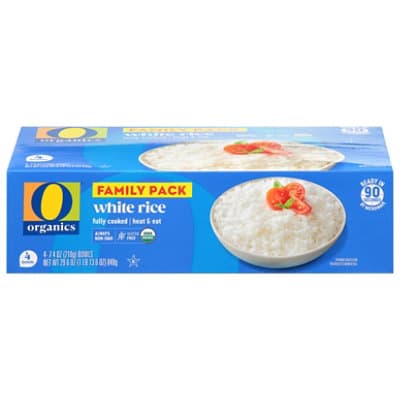 O Organics Rice Bowl White Family Pack
