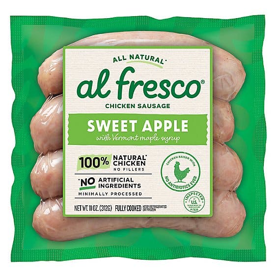 Is it Gluten Free? Al Fresco Sweet Apple With Vermont Maple Syrup Chicken Sausage