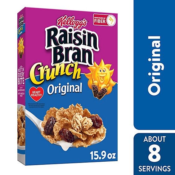 Is it Low FODMAP? Raisin Bran Fiber Original Crunch Breakfast Cereal