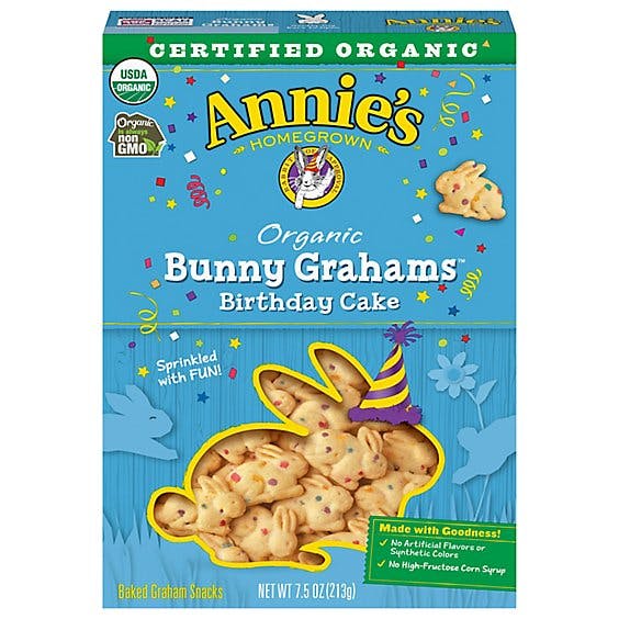 Is it Shellfish Free? Annie's Organic Birthday Cake Bunny Grahams