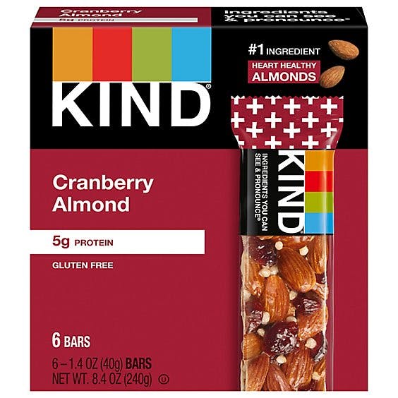 Is it Lactose Free? Kind Bar Cranberry Almond With Macadamia Nuts