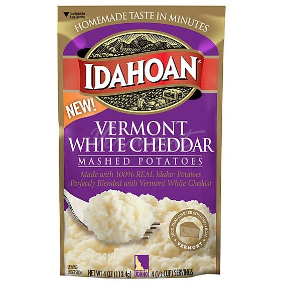 Is it Pescatarian? Idahoan Vermont White Cheddar Mashed Potatoes Pouch