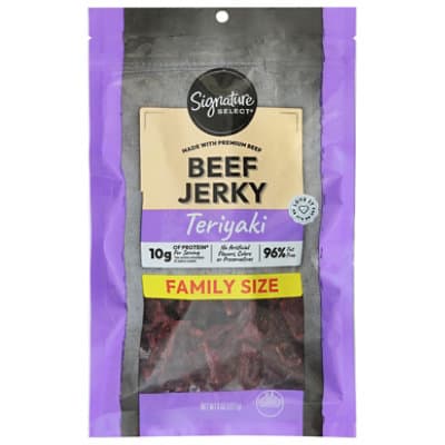 Signature Select Beef Jerky Teriyaki Family Size