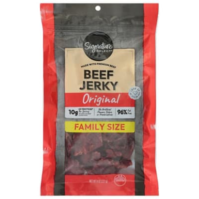 Signature Select Beef Jerky Original Family Size