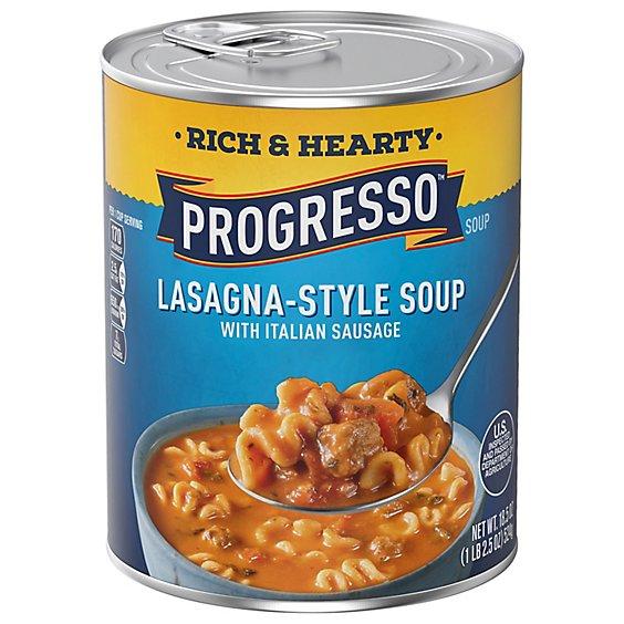 Is it Macadamia Free? Progresso Rich & Heaty Soup Lasagna Style With Italian Sausage