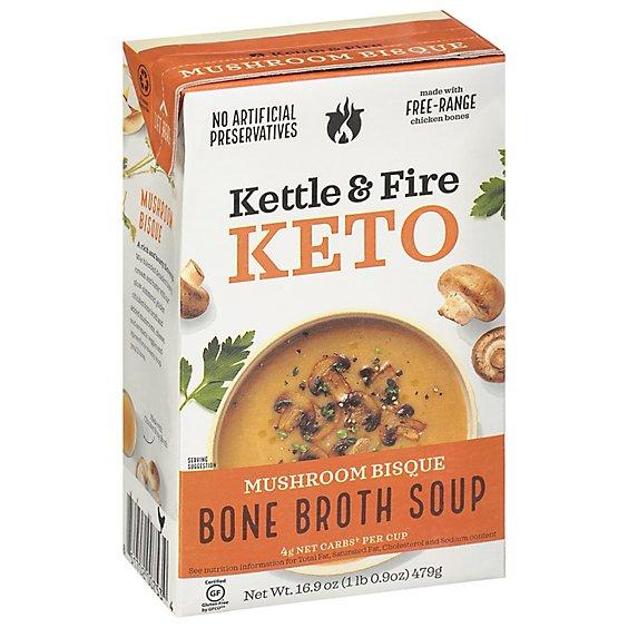 Is it Low FODMAP? Kettle & Fire Mushroom Bisque Keto Soup