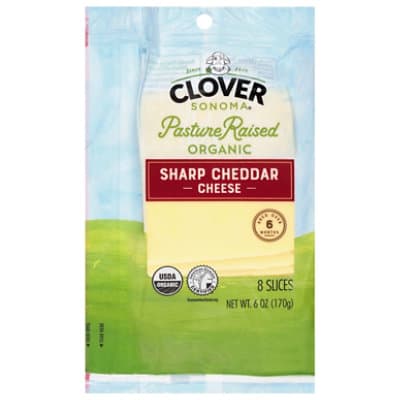 Clover Sonoma Cheese, Organic, Sharp White Cheddar