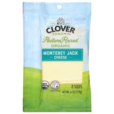 Clover Sonoma Cheese, Organic, Monterey Jack