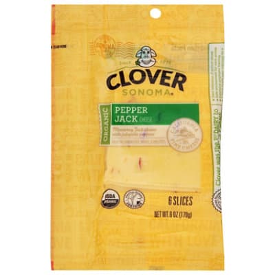 Clover Sonoma Cheese, Organic, Pepper Jack